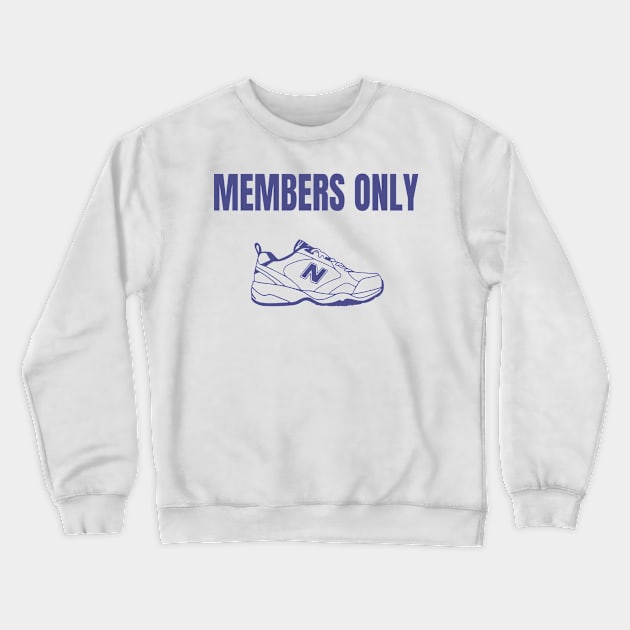 New Balance Parody Members Only Crewneck Sweatshirt by RuthlessMasculinity